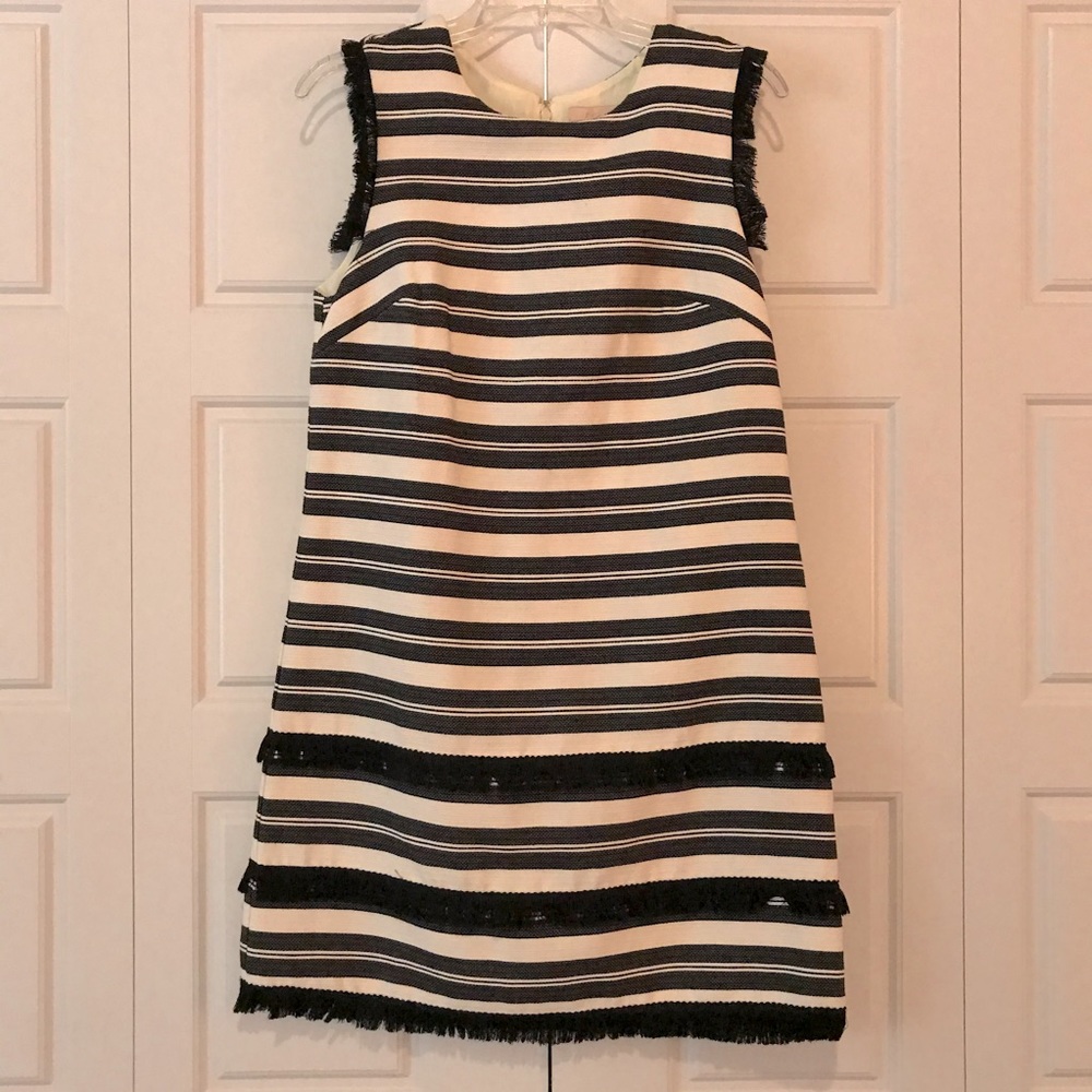 Striped & Fringe Shift